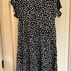 Black and White Polka Dot Dress
